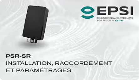 PSR-SR — INSTALLATION, RACCORDEMENT ET PARAMÉTRAGES
